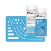 SET REGLE NORMOGRAPHE 125x80x1,5 mm - ASSISTANT DU CONSTAT AMIABLE