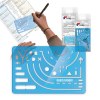 SET REGLE NORMOGRAPHE 125x80x1,5 mm - ASSISTANT DU CONSTAT AMIABLE