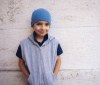 Bonnet en coton organique enfant