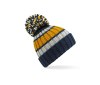 Bonnet rayé avec pompon