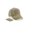 Casquette 5 pans avec patch amovible