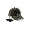 Casquette 5 pans avec patch amovible