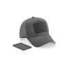 Casquette 5 pans avec patch amovible