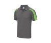 Polo de sport contrasté