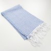 Fouta paréo de plage Navy 100% coton