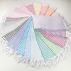 Fouta paréo de plage Navy 100% coton