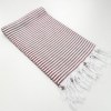 Fouta paréo de plage Navy 100% coton