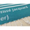 Serviette fouta de plage jacquard design tissé sur mesure