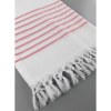 Fouta personnalisée ECO en coton recyclé avec logo sérigraphié