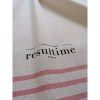 Fouta personnalisée ECO en coton recyclé avec logo sérigraphié