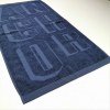 Drap de bain éponge jacquard ciselé (logo en relief, sans liteau) SUR MESURE