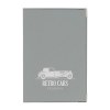 Porte-carte grise pvc mat (+Sérigraphie GO41)