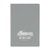 Porte-carte grise pvc mat (+Sérigraphie GO41)
