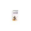 Carnet a spirale creation - micro 75x100mm - pelliculage brillant - bloc de 100 feuillets impression noire - spirale blanche a gauche