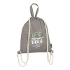 Sac à dos en 80% coton mêlé recyclé et 20% de polyester recyclé (180 g/m²)