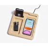 Walter Bamboo Single Dock 15W organisateur et chargeur