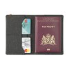 Recycled Leather Passport Holder étui à passeport