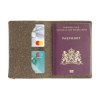 Recycled Leather Passport Holder étui à passeport