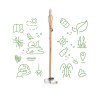 CleanWalk Walkingstick bâton de marche