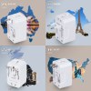 TOREBU - ADAPTATEUR UNIVERSEL DE VOYAGE - BLANC
