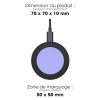 RISAI - CHARGEUR ECO SANS FIL INDUCTION 10W NOIR