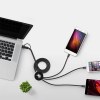 EKO - CABLE 5 EN 1 RECYCLÉ A CHARGE RAPIDE 20W POWER DELIVERY