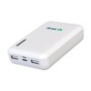 OKU - BATTERIE DE SECOURS EN PLASTIQUE RECYCLÉ ULTRA COMPACTE - 10 000 MAH - BLANC