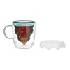 VERDE - Tasse double paroi en verre