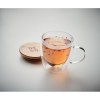 SION - Tasse double paroi en verre