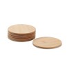 BAYIN SET - Lot de 6 sous-verres en bambou