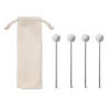 TAMANGO - Set de touilleurs en acier inox