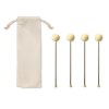 TAMANGO - Set de touilleurs en acier inox