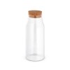 JASMIN 800. Bouteille en verre avec couvercle en liège 800 ml