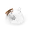 SNEAD. Théière en verre borosilicate 750mL avec couvercle en bambou