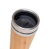 PIETRO. Tasse de voyage 500mL en babou et acier inox