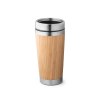 PIETRO. Tasse de voyage 500mL en babou et acier inox