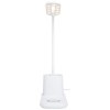 Lampe de bureau Bright et organiseur avec chargeur à induction
