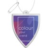 Attache réfléchissante en PVC en forme de badge H-12 RFX™