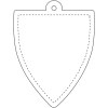 Attache réfléchissante en PVC en forme de badge H-12 RFX™