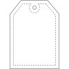 Attache réfléchissante en PVC en forme d'étiquette H-12 RFX™