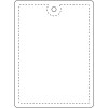 Attache réfléchissante rectangulaire en TPU H-12 RFX™, grand modèle