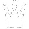 Attache réfléchissante en TPU en forme de couronne H-12 RFX™