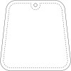 Attache réfléchissante en PVC en forme de trapèze H-09 RFX™