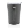 Tasse moderne en acier inoxydable recyclé RCS avec couvercle