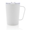 Tasse moderne en acier inoxydable recyclé RCS avec couvercle