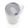 Tasse moderne en acier inoxydable recyclé RCS avec couvercle