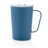 Tasse moderne en acier inoxydable recyclé RCS avec couvercle