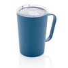 Tasse moderne en acier inoxydable recyclé RCS avec couvercle