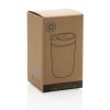 Mug en PP recyclé GRS avec couvercle à bascule