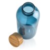 Bouteille 600ml en rPET RCS avec couvercle en bambou